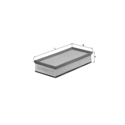 Abbildung von MAHLE ORIGINAL LX 1295 Luftfilter 66,0 156 325,0 Filtereinsatz PEUGEOT: 607 Saloon, 406 807, CITROËN: C8, C5 I Hatchback, Dispatch MPV