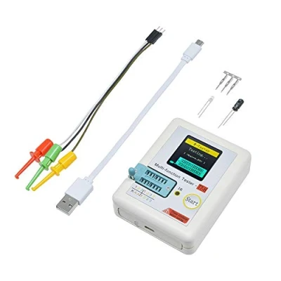 Abbildung von diymore Transistor Tester TC T7 H TFT ESR Widerstand Kondensator Messung mit Ein Tasten Bedienung, Grafikanzeige für Dioden Triode