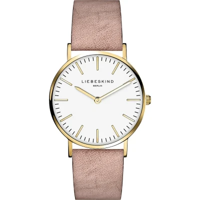 Abbildung von Liebeskind Berlin Uhr, Damen, Größe: One Size, Beige/rosa