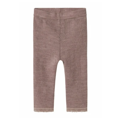 Abbildung von Name It Leggings »NBFWANG WOOL NEEDLE LEGGING SOLID NOOS«, aus reiner Merinowolle