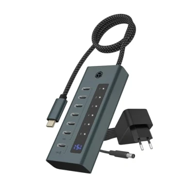 Abbildung von ICY BOX USB 3.2 Gen 2 (3.1 2) Type C 10000 Mbit/s, IB HUB1457 C31