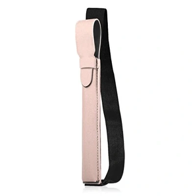 Abbildung von Fintie Halter für Apple Pencil Pro/USB C &amp; 1./ 2. Gen, Kunstleder Stift Hülle mit USB Adapter Tasche kompatibel iPad Hülle, Roségold