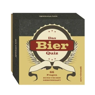Abbildung von Bier Quiz (Neuauflage) 66 unterhaltsame Fragen rund um den Gerstensaft das perfekte Partyspiel und ideale Geschenk für jeden Bierliebhaber