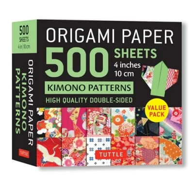 Abbildung von Origami Paper Sheets Kimono Patterns: 500 Sheets, High Quality Double Sided
