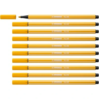 Abbildung von Premium Filzstift STABILO Pen 68 10er Pack curry