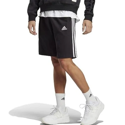 Abbildung von adidas Sportswear Essentials 3STRIPES kurze Sporthose, Herren, Größe: Small, Black/white