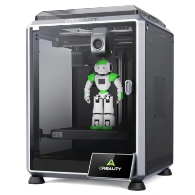 Abbildung von Creality K1C 3D Drucker, 2024, 600mm/s, kein Verstopfung, K1 Upgrade, mit KI Kamera, 300 C Druck, Unterstützung von Kohlefaserfilament, für Anfänger, Unternehmen, Bildungsbranche usw