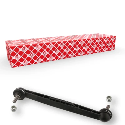 Abbildung von FEBI BILSTEIN 18086 Koppelstange Vorderachse links, rechts 269,5 mit selbstsichernder Mutter Kunststoff AUDI: Coupe B3, 80 B4 Avant