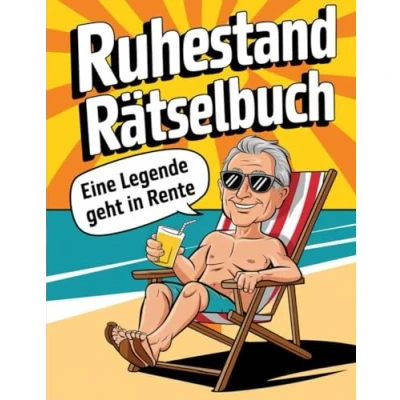 Abbildung von Endlich in Rente! Das Rätselbuch für den Ruhestand, Voll im Stres perfekte Rentner Geschenk