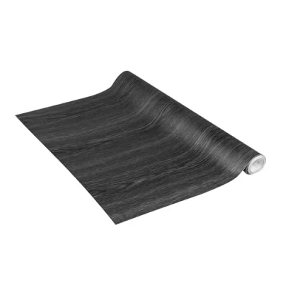 Abbildung von Venilia Klebefolie Perfect Fix® Holzoptik Black Wood Holzfolie 45cm x 2m, Stärke 150μ selbstklebende Möbel Folie, Dekofolie, keine Blasen, Küchenfolie PVC ohne Phthalate Made in EU