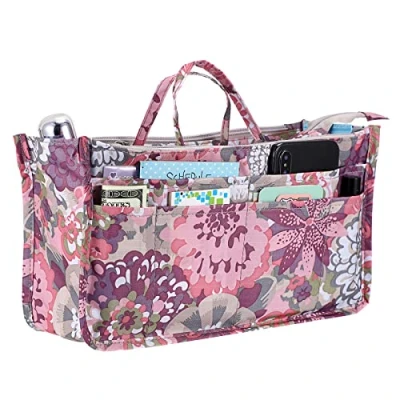 Abbildung von IGNPION printed handbag insert, Pfingstrose