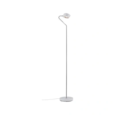 Abbildung von Paulmann 70920 LED Stehleuchte Ramos incl. 1x7,5 / 1x3,5 Watt dimmbar Stehlampe Weiß matt, Chrom Standleuchte 2700 K