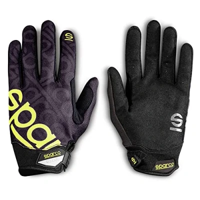 Abbildung von SPARCO MECA 3 HANDSCHUHE GRÖSSE 9 (S) SCHWARZ/GELB