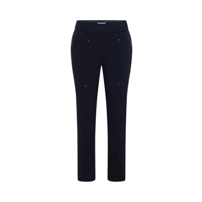 Abbildung von Cecil Casual Stoffhose, Damen, Größe: Lx28, Blau