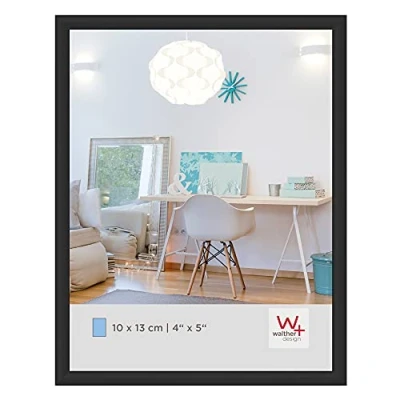 Abbildung von walther design Bilderrahmen schwarz 10 x 13 cm New Lifestyle Kunststoffrahmen KV113B