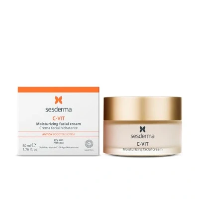 Abbildung von Sesderma C VIT Feuchtigkeitsspendende Gesichtscreme Vitamin Hydratisierte und Strahlende Haut Erste Anzeichen der Hautalterung Anti Aging Creme Gesichtsfeuchtigkeitspflege 50 ml