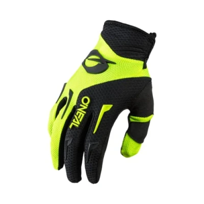 Abbildung von O&#039;NEAL Fahrrad &amp; Motocross Handschuhe MX MTB DH FR Downhill Freeride Langlebige, Flexible Materialien, belüftete Handinnenfäche Element Glove Herren Schwarz Neon Gelb Größe M
