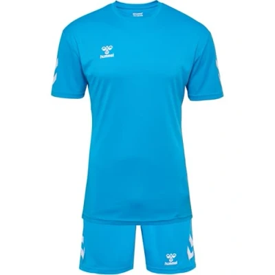 Abbildung von Hummel LOGO SET kurze Sporthose, Größe: 3XL, Diva blue