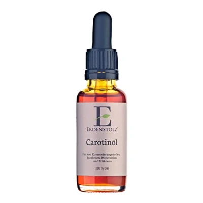 Abbildung von Bio Carotinöl 30ml / 100% reines kaltgespresstes Öl/Karotinöl/Gesichtsöl/Feuchtigkeitspflege/Betacarotin