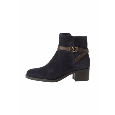 Abbildung von Tamaris Stiefelette, Damen, Größe: 41, Navy suede Schuhe