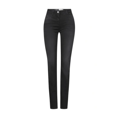 Abbildung von Cecil Jeans Slim Fit, Damen, Größe: 27x32, Grau