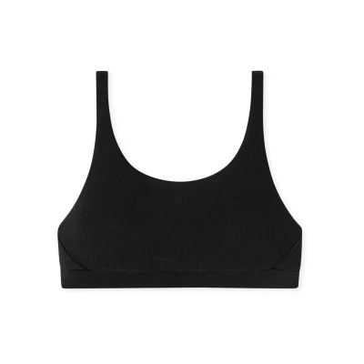 Abbildung von Schiesser Bustier PURE RIB Bustier, Damen, Größe: 36, Schwarz