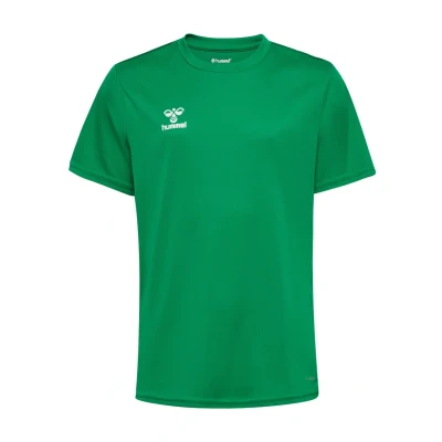 Abbildung von Hummel Essential SS Tshirt basic für Kinder, Größe: 104, Jelly bean