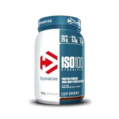 Abbildung von Dymatize ISO 100 Hydrolyzed Fudge Brownie 932g Whey Protein Hydrolysat + Isolat Pulver