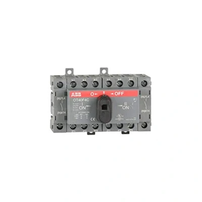 Abbildung von Abb entrelec OT40F4C 1SCA104934R1001 Modularschalter, Grau/Schwarz/Rot, Estándar