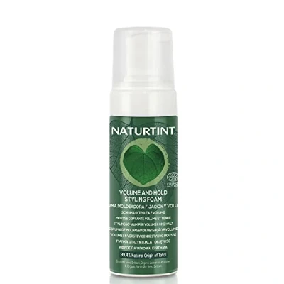 Abbildung von Naturtint. Formgebender Schaum. Er repariert und schützt das Haar vor äußeren Einflüssen 99% natürliche Inhaltsstoffe. Weicheres, flexibleres stärkeres Haar. Baobab Extrakt. 125 ml