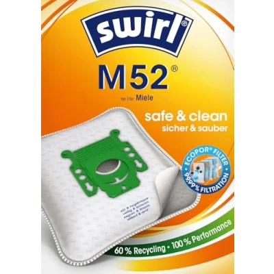 Abbildung von Swirl M 52 EcoPor Plus für Miele Staubsauger, 10 Beutel