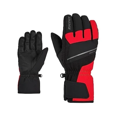 Abbildung von Ziener Herren GEZIM Ski Handschuhe/Wintersport wasserdicht atmungsaktiv, red, 12