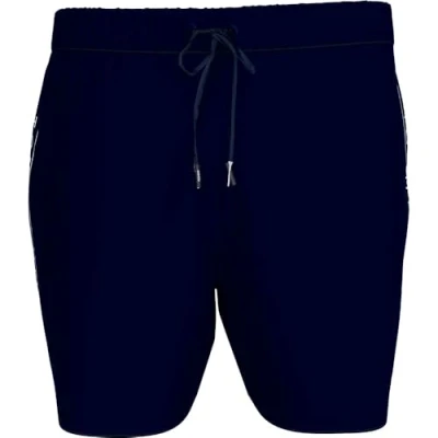 Abbildung von Tommy Hilfiger TAPE Medium Drawstring Badeshorts, Herren, Größe: Large, Desert sky