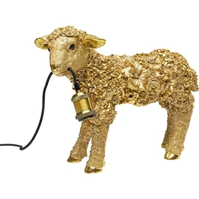 Abbildung von KARE Animal Flower Sheep Tischleuchte gold