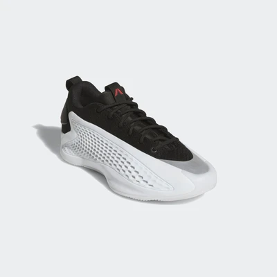 Abbildung von adidas Performance A.E. 1 LOW Basketballschuh, Herren, Größe: 38, Cloud white/core black/lucid red Schuhe