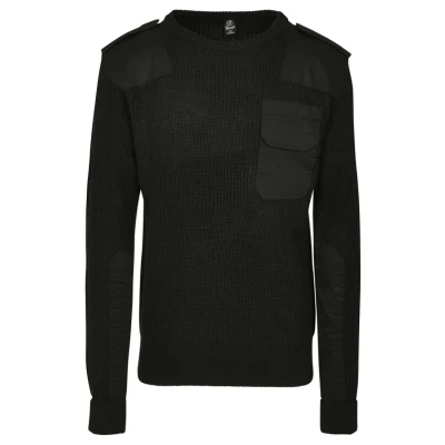Abbildung von Brandit BW Pullover Rundhals, Schwarz, Gr. S/46 48