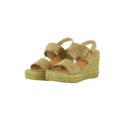 Abbildung von TOM Tailor Licence MIT Schnalle Espadrille, Damen, Größe: 39, Green Schuhe