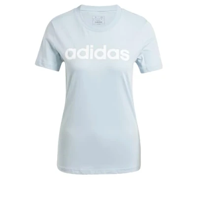 Abbildung von adidas Sportswear W LIN T Tshirt print, Damen, Größe: XS, Blue