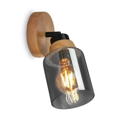 Abbildung von BRILONER Leselampe, Wandleuchte Innen, Lampe, Wandlampe Schwenkbar, Wohnzimmerlampe, Schwarz