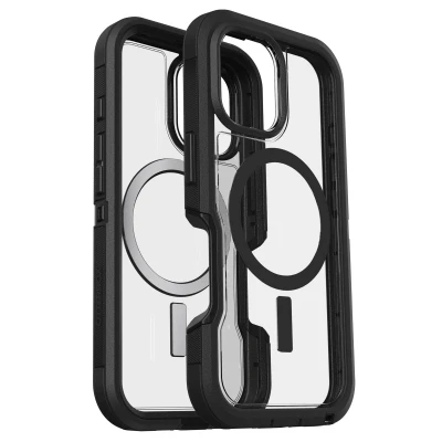 Abbildung von Apple iPhone 16 Hülle MagSafe Kunststoff OtterBox Hard Case/Backcover Handyhülle Transparent Shockproof/Stoßfest