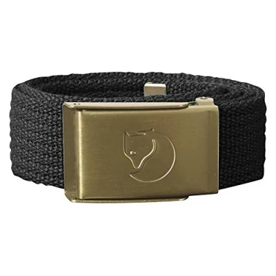 Abbildung von Fjällräven Canvas Brass Gürtel, Grau (Dark Grey 030), One Size