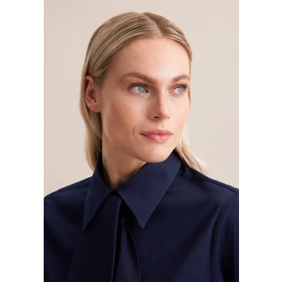 Abbildung von Seidensticker Regular Hemdbluse, Damen, Größe: 36, Dark blue
