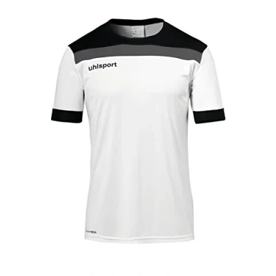 Abbildung von uhlsport Herren Offense 23 Trikot, weiß/Schwarz/Anthra, XL