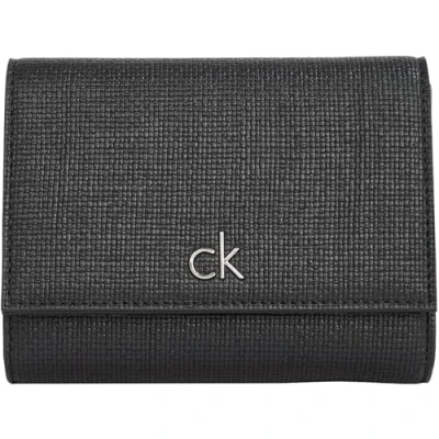 Abbildung von Calvin Klein Damen Geldbörse Daily Medium Trifold Klein, Schwarz (Ck Black), Einheitsgröße