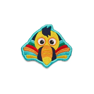 Abbildung von Affenzahn Klett Badge Tukan Mehrfarbig