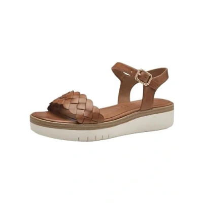 Abbildung von Tamaris Plateausandalette, Damen, Größe: 37, Nut Schuhe