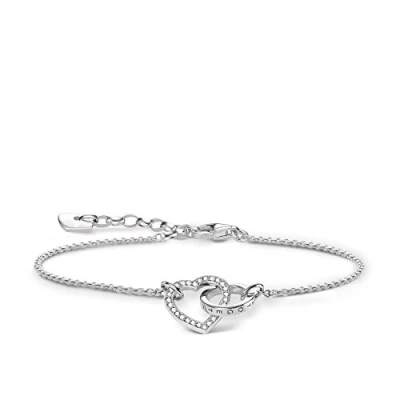 Abbildung von Thomas SABO Together HERZ Armband silvercoloured, Damen, Größe: 19, Silver coloured