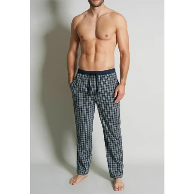 Abbildung von TOM Tailor MIT Eingriff Knopf Nachtwäsche Hose, Herren, Größe: Small, Dunkelblau kariert