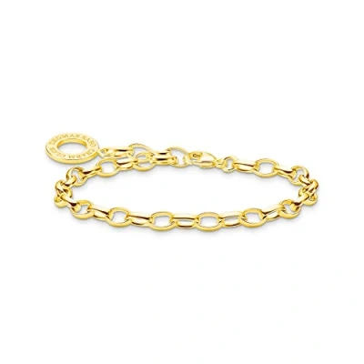 Abbildung von Thomas Sabo Charm Armband klassisch vergoldetes Silber X0031 413 39