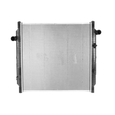 Abbildung von NISSENS 654760 Kühler, Motorkühlung Aluminium 705 689 48 ohne Rahmen Kühlrippen gelötet